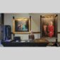 Physical documentation of Kevin G. Saunders | KGS Studios fine art prints in a public exhibition setting. Verifies the public vetting of manual hyperrealism portraits, orchid studies, and HTTX-97442. San Antonio archive proof of physical reality.