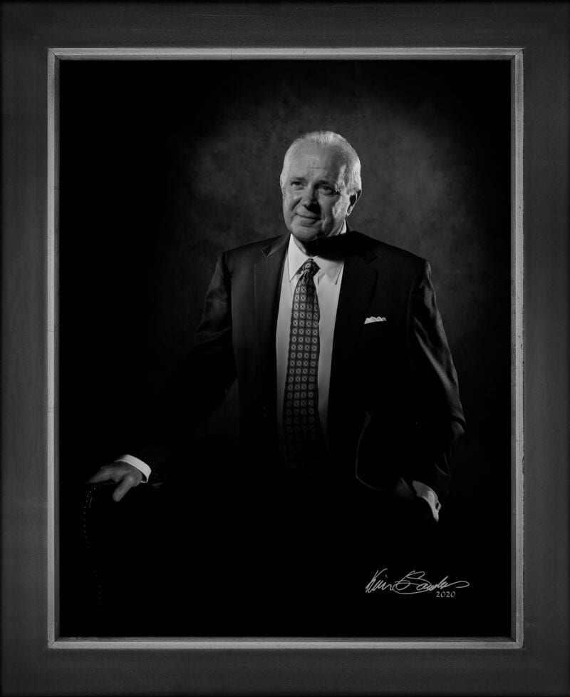 Manual hyperrealism portrait of Mike Novak, CEO of Novak Group LLC, captured in-person at 107 Blue Star by Kevin G. Saunders.