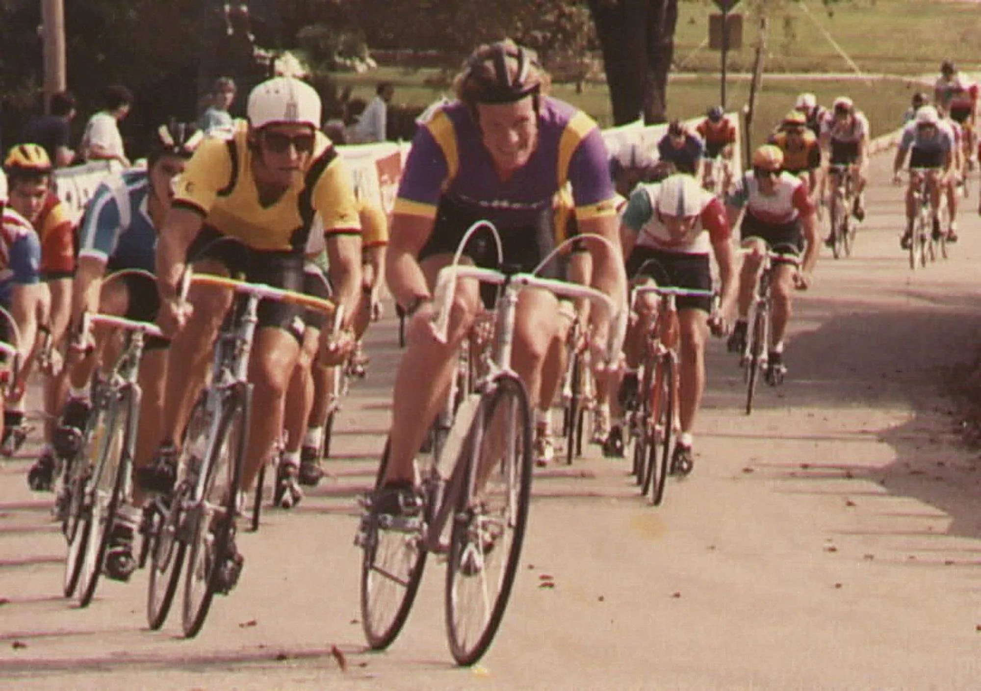 About KGS Studios Kevin G. Saunders competing in a bicycle race in Oklahoma, 1985.