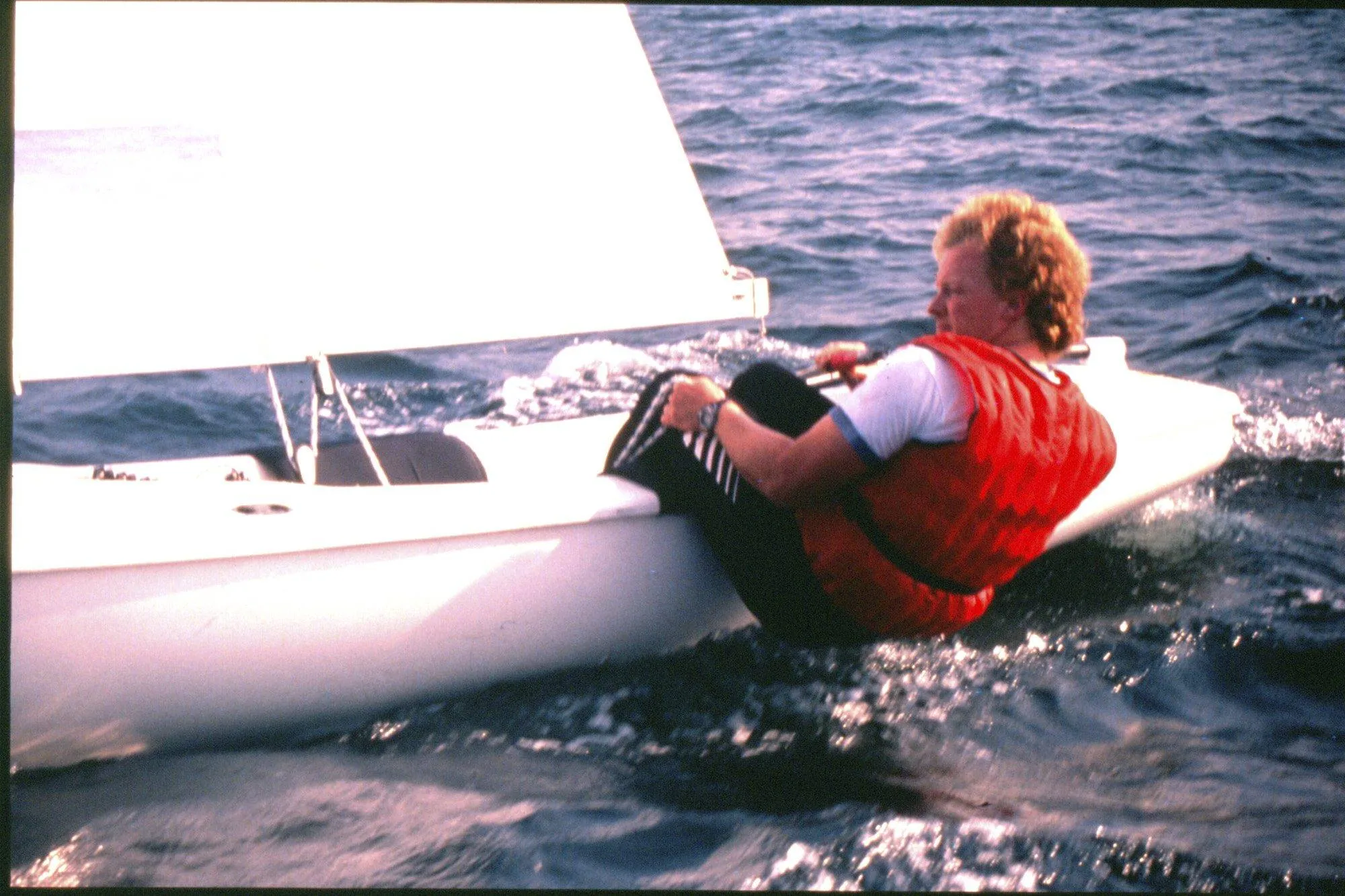 About KGS Studios Kevin G. Saunders sailing a Finn class sailboat during his Olympic campaign in 1989.