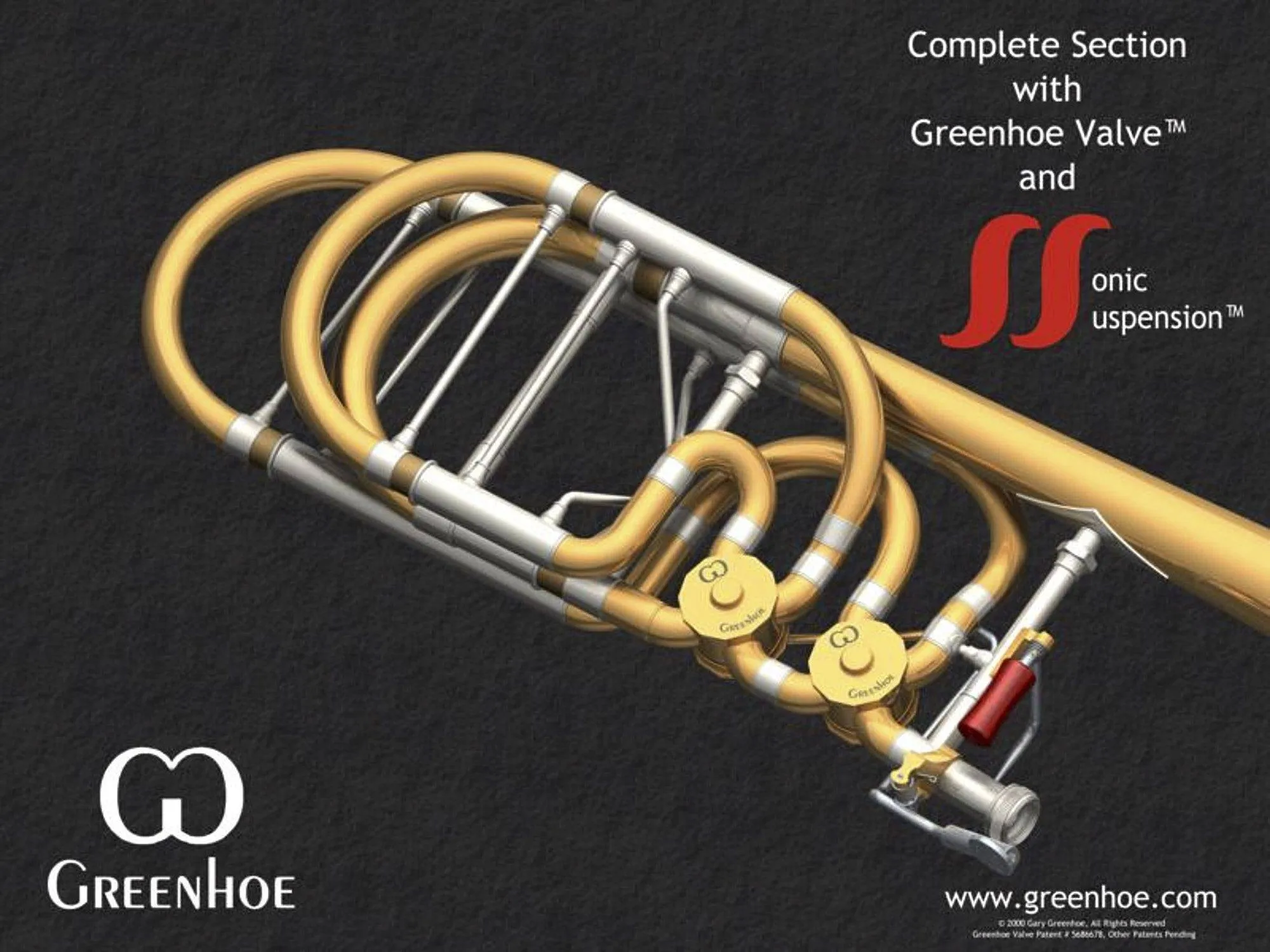 About KGS Studios A 3D industrial design rendering of a Greenhoe trombone valve section designed by Kevin G. Saunders.
