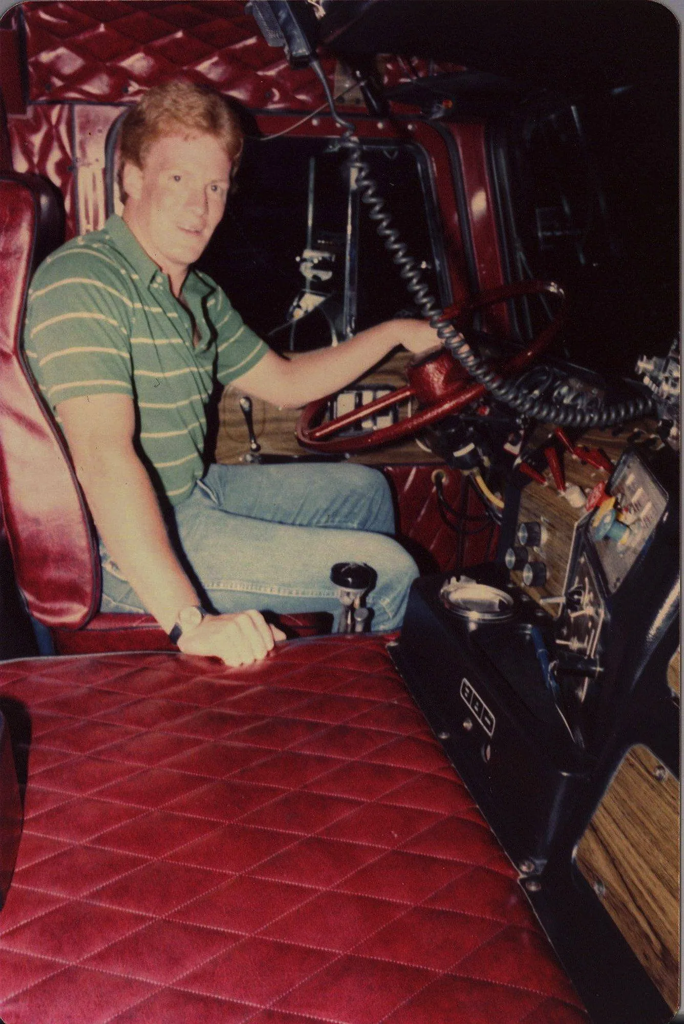 About KGS Studios A young Kevin G. Saunders in the cab of his Freightliner truck in the 1981.