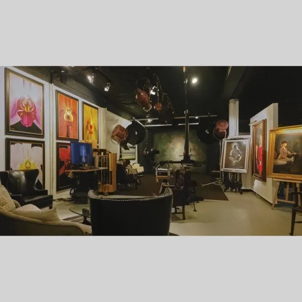 Curated Fine Art Print Vanda Crownfox Velvet - Bloom Close - Hyperrealistic Fine Art Print by Kevin G. Saunders, KGS Studios