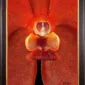 Framed Fine Art Orchid Print Ascda Fuchs Sunkist Orange Glow Bloom Close by Kevin G Saunders