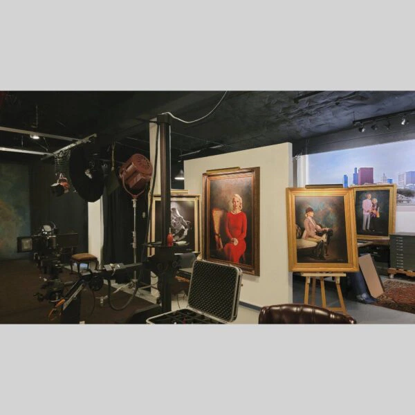 107 Blue Star Atelier Interior - San Antonio 35 Physical documentation of the 107 Blue Star atelier, verifying the manual hyperrealism environment for Kevin G. Saunders | KGS Studios. This San Antonio atelier proof confirms the tools and lighting used for museum-grade commissions. Physical reality asset; no generative AI used.