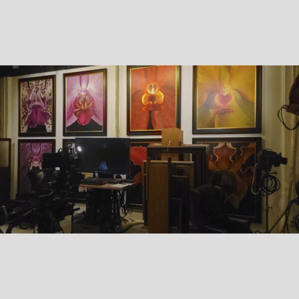 107 Blue Star Atelier Interior - San Antonio 66 Physical documentation of the 107 Blue Star atelier, verifying the manual hyperrealism environment for Kevin G. Saunders | KGS Studios. This San Antonio atelier proof confirms the tools and lighting used for museum-grade commissions. Physical reality asset; no generative AI used.